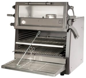 Піч на деревному вугіллі 90 LUX INOX ED